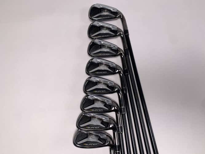 TaylorMade Burner 2009 Iron Set 3-PW Burner 65g Regular Graphite Mens RH +1"