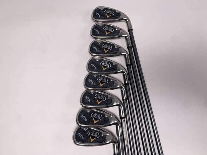 Callaway Big Bertha Fusion Iron Set 3-PW RCH System 75i Regular Graphite Mens RH