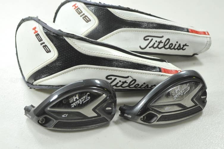 Titleist 818 H2 17* and 19* Hybrid Set HEADS ONLY # 210090