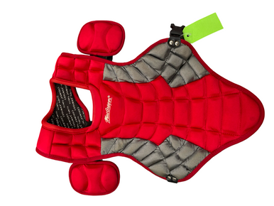 Used MacGregor CHEST PROTECTOR Catchers Chest Protector Red Junior 11682-S000126519