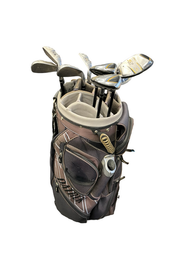 Used Datrek 14 WAY Mens Cart Bag Grey 11682-S000126507