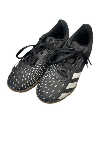 Used Adidas Soccer Indoor Shoes Black Junior 03.5 11682-S000126503