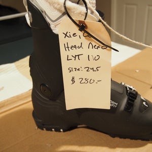 Mondo 24 & 24.5 Women's HEAD All Mountain Nexo Lyt 110 Ski Boots Medium Flex (New)