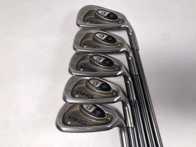 Ping i3 + Iron Set 6-PW White Dot Stiff Graphite Mens RH