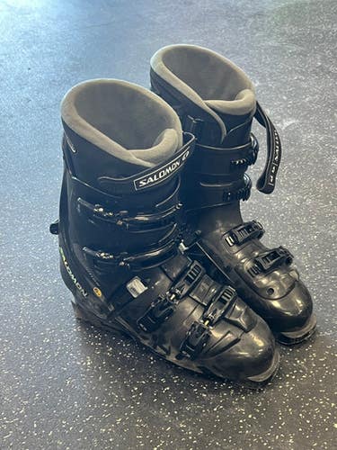 Used Salomon EVOLUTION Mens DH Ski Boot Black 295 MP - M11.5 11849-S000036189