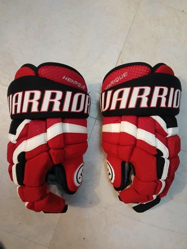 Warrior Covert Pro Gloves 14" New Jersey Devils Pro Stock (Used)
