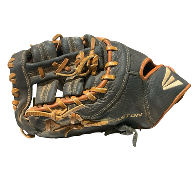 Used Easton GAME DAY LH FIRST BASE GLOVE LH Throw Fastpitch Gloves Black 12 3/4" 11834-S000045381