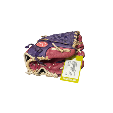 Used Rawlings HIGHLIGHT SERIES BB/SB Glove T-ball Purple 10" 11834-S000045379