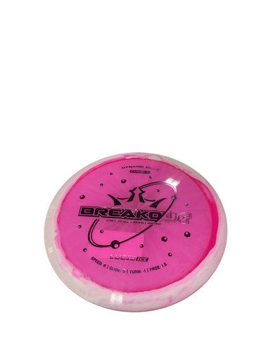 Used Dynamic Discs BREAKOUT DRIVER Disc Golf Driver Pink 11834-S000045456