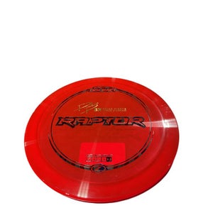 Used Discraft RAPTOR DRIVER Disc Golf Driver Red 11834-S000045451