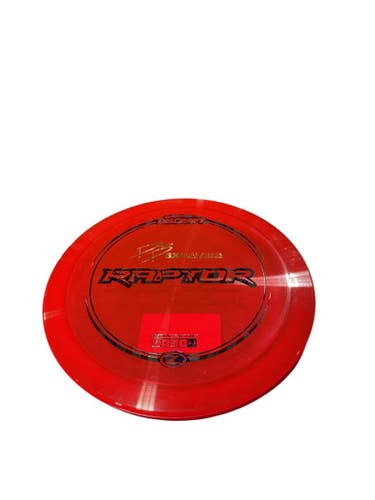Used Discraft RAPTOR DRIVER Disc Golf Driver Red 11834-S000045451