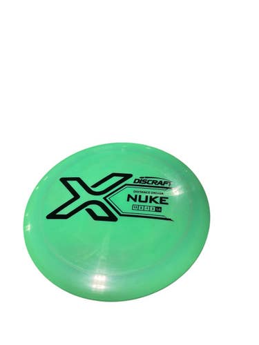 Used Discraft NUKE DRIVER Disc Golf Driver Green 11834-S000045447