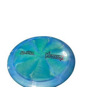 Used Discraft VENOM DRIVER Disc Golf Driver Carolina Blue 11834-S000045444