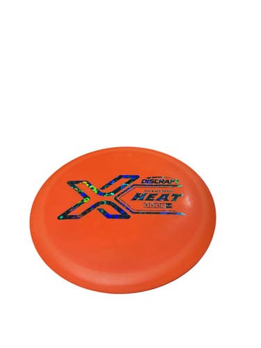 Used Discraft HEAT X DRIVER Disc Golf Driver Orange 11834-S000045438