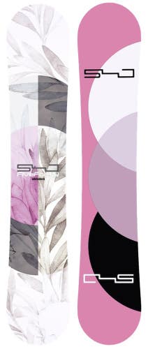 Fiveforty Whitedeck Snowboard Women's Size 147 cm Freeride Twin New 2023 540