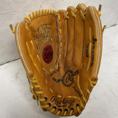 Used Rawlings Super Size RSGXL Baseball Glove RH Throw Tan 14" 11855-S000198435