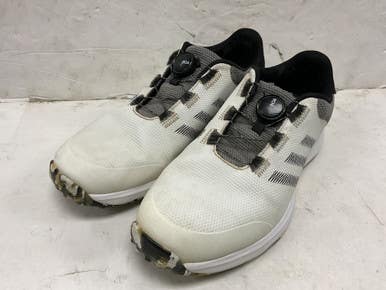 Used Adidas SG2 Boa FW6312 Mens Golf Shoes White Senior 11 11855-S000198431