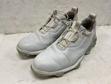 Used Foot Joy 55505 Mens Golf Shoes White Senior 10 11855-S000198429