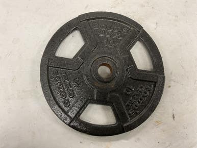 Used Golds Gym Standard Plate 10 lb 11855-S000198376