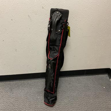 Used SUNDAY GOLF BAG Mens Stand Bag Black And Red 11855-S000198378