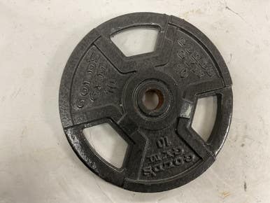 Used Golds Gym Standard Plate 10 lb 11855-S000198377
