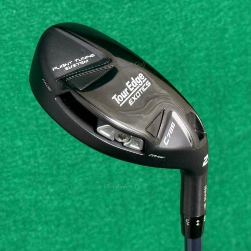 Tour Edge Exotics C725 17 2 Hybrid Denali Blue 80g HY 6.0 Graphite Stiff w/HC