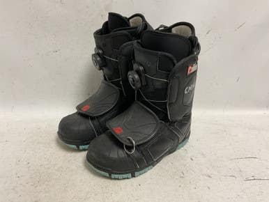 Used Head 550 BOA BOOTS Boys Snowboard Boots Black Junior 04 11855-S000198279