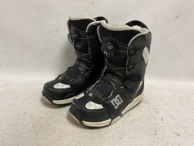 Used DC Shoes SCOUT BOA Boys Snowboard Boots Black Junior 04 11855-S000198283