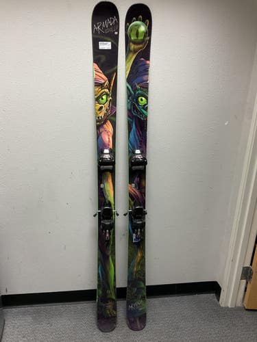 Used Armada EDOLLO Mens DH Ski/Binding Black And Green 180 cm 11855-S000196266
