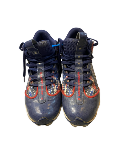 Used Under Armour Jr FB Cleats Navy Blue Junior 06 11706-S000370723