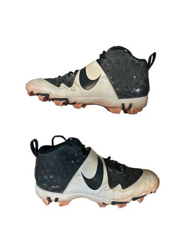 Used Nike FASTFLEX BB/SB Cleats Black And White Senior 8.5 11873-S000218644