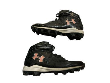 Used Under Armour BB/SB Cleats Black Junior 04.5 11873-S000211383