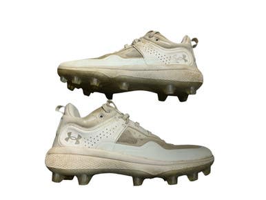 Used Under Armour CHARGED BB/SB Cleats White Senior 7 11873-S000213783