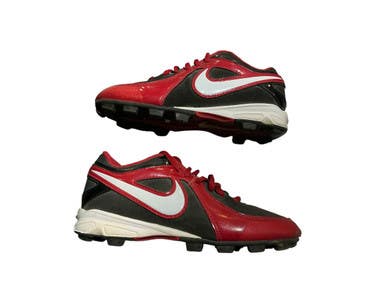 Used Nike BB/SB Cleats Black And Red Junior 01.5 11873-S000216500