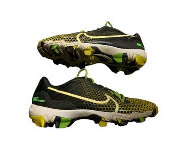 Used Nike DIAMOND FASTFLEX BB/SB Cleats Yellow Junior 04 11873-S000220564