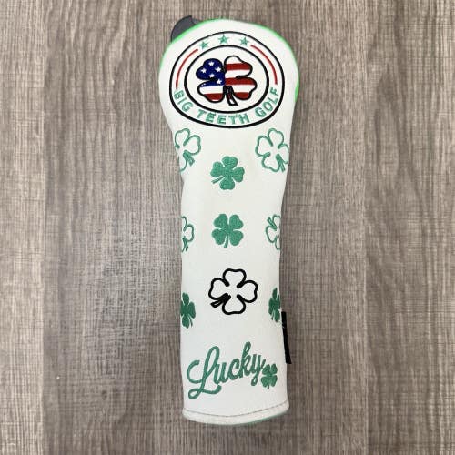 Lucky Golf Hybrid Headcover - White/Green