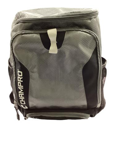 Used Champro CHAMPRO BACKPACK BB/SB Player Backpack Grey 11347-S000262739