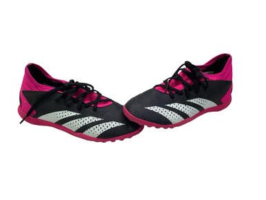Used Adidas TURF BLK/PNK Soccer Cleats Pink And Black Senior 6 11347-S000262717
