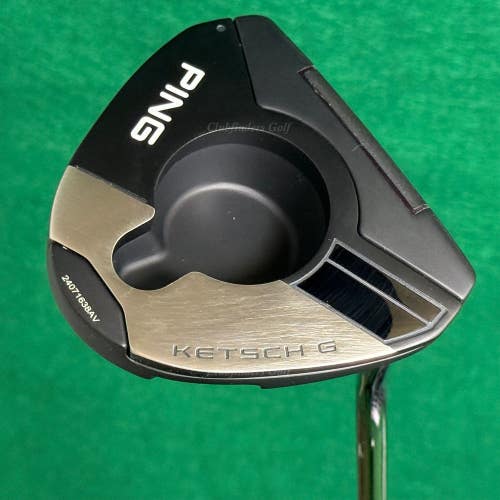 Ping KETSCH G 2024 34" Double-Bend Mallet Putter Golf Club w/ Headcover
