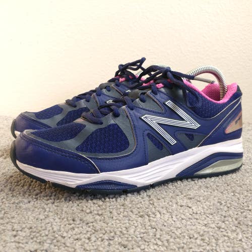 New Balance 1540v2 Womens 7 Running Shoes Blue Sneakers Athletic NO INSOLES