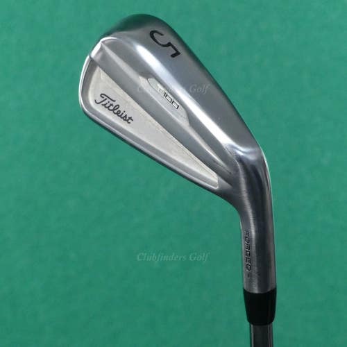 Titleist 2021 T100 Forged Single 5 Iron KBS $-Taper 130 Steel Extra Stiff