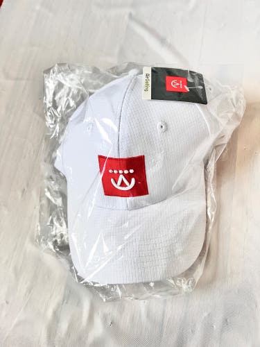 AirGolfing Professional Performance Golf Hat White adjustable Anti-UV New