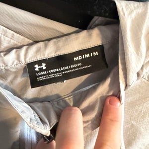 Gray Men's Medium philadelphia flyers Under Armour Jacket (Used)