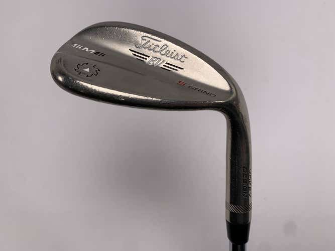 Titleist Vokey SM6 Tour Chrome Lob Wedge LW 60* 10 DG S300 Stiff Steel Mens RH