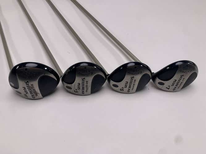Callaway Steelhead Plus Wood Set 3 5 7 | 11* 15* 18* 21* Regular Mens RH