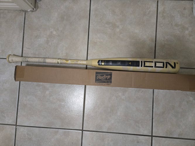 2025 Rawlings Icon Composite BBCOR Certified Bat (-3) 29 oz 32" (Used)