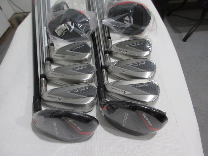 TaylorMade Stealth Iron Set - 3H, 4H, 5-PW - Regular Flex Graphite & Steel - NEW