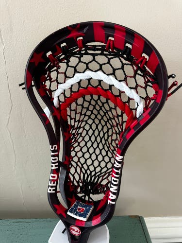 2 Red Hots National Dyed RC1 lacrosse heads
