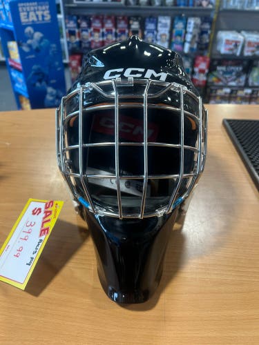 Senior Small CCM Axis F9 Goalie Mask (New)