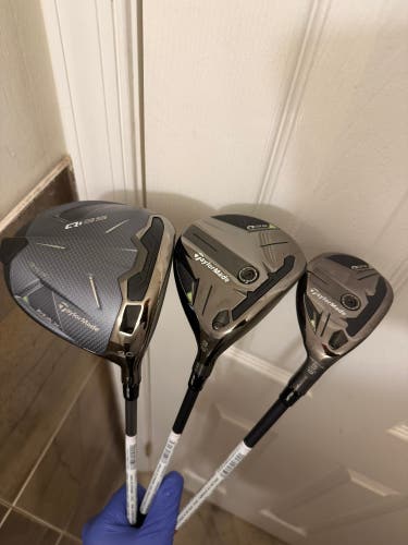 TaylorMade Qi35 Driver 10.5* & 3/15 wood & 19*Hybrid Stiff Flex Right Handed